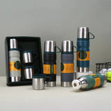 4-in-1 Premium Vacuum Flask Gift Set with Extra Cups – 680ml Capacity