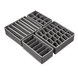 4 in 1 Undergarment Organizer in Grey and Wavy Grey