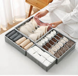 4 in 1 Undergarment Organizer in Grey and Wavy Grey