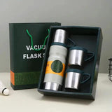 4 in 1 Vacuum Flask Set Durable & Portable Design Lunch Boxes & Bottles Thermoses