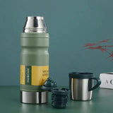4 in 1 Vacuum Flask Set Durable & Portable Design Lunch Boxes & Bottles Thermoses