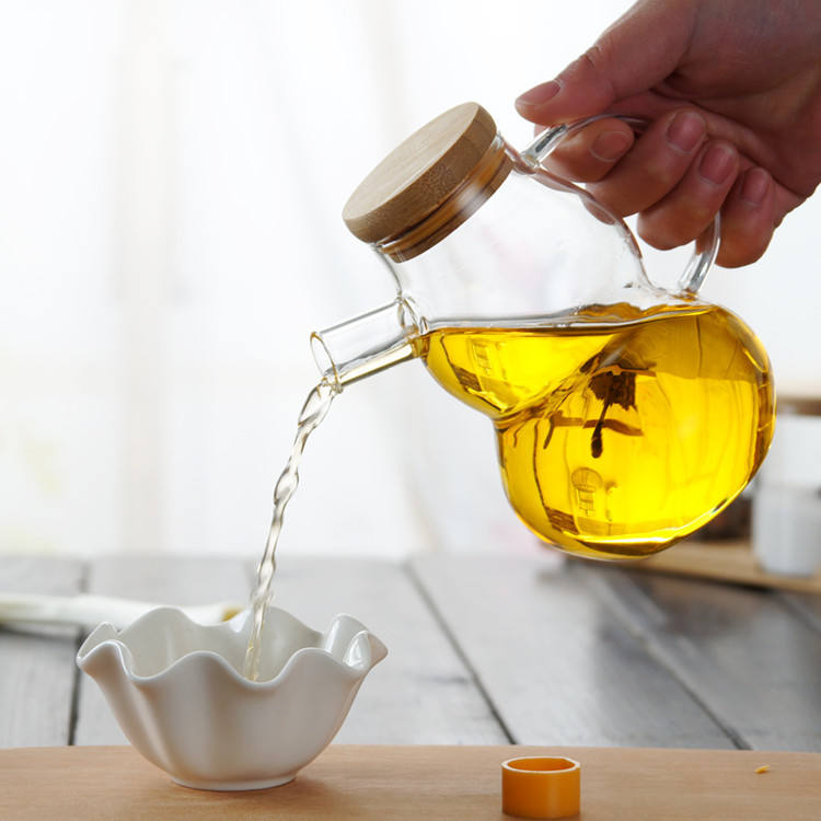 400ml Creative Glass Oil/Vinegar Jar | Leak Proof & Elegant