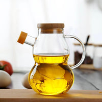 400ml Creative Glass Oil/Vinegar Jar | Leak Proof & Elegant Oil dispenser Food Storage