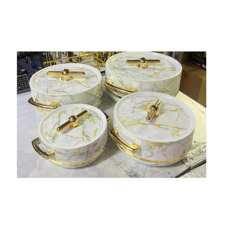 4 Piece Set of Turkish InsulatedHot Pots | High Quality Cooking Pots with 1.0L, 1.5L, 2.5L, and 3.5L Capacities