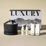 Natural Stone Crystal Diffuser Set | Aromatherapy with Essential Oil Refills- Furaha Finds Kenya
