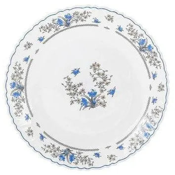 12 pcs Set | 13" Oval Platters (330mm) | Royal Blossom Design | Elegant Serving Platters- Furaha Finds Kenya