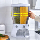 Acrylic Partitioned Rotating Cereal Dispenser- Furaha Finds Kenya