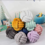 Round Knot Throw Pillow | Stylish and Comfortable Accent Cushion | Multiple Colors | Ideal For Living Rooms, Bedrooms, and Home Offices