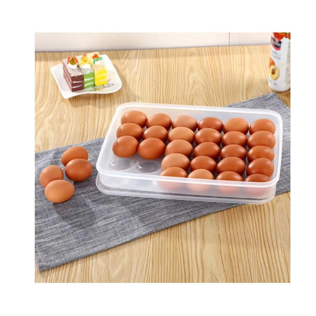 30pcs Stackable Egg Tray | Durable PP Egg Storage Solution | Efficient Kitchen Organizer- Furaha Finds Kenya