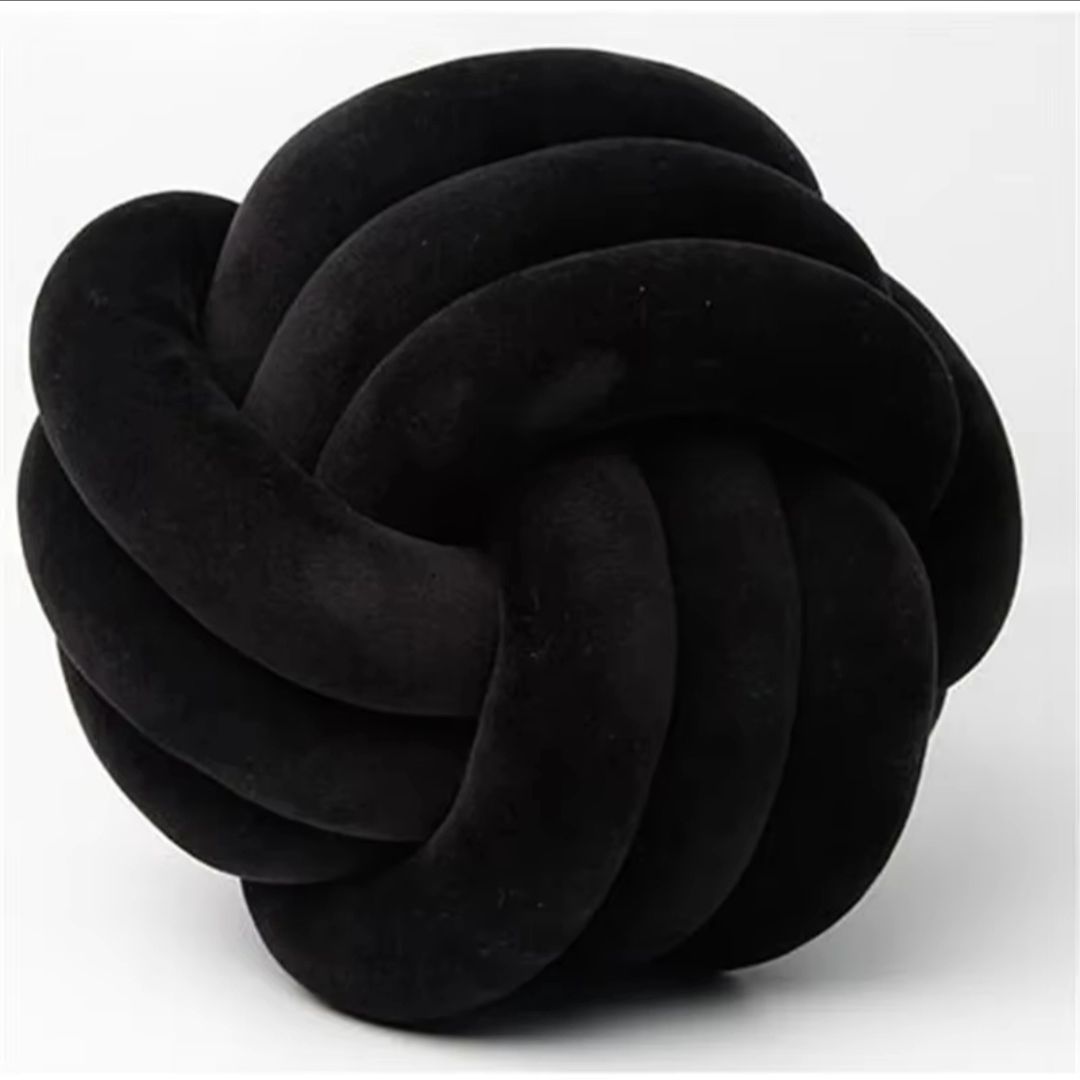 Round Knot Throw Pillow | Stylish and Comfortable Accent Cushion | Multiple Colors | Ideal For Living Rooms, Bedrooms, and Home Offices