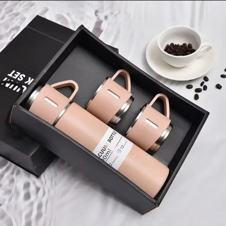 500ml Stainless Steel Gift Set Flask