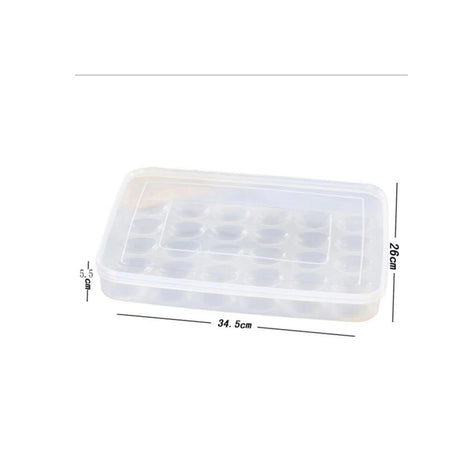 30pcs Stackable Egg Tray | Durable PP Egg Storage Solution | Efficient Kitchen Organizer- Furaha Finds Kenya