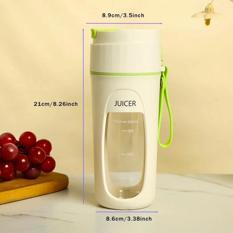 Portable Juicer Cup 350ml USB Rechargeable