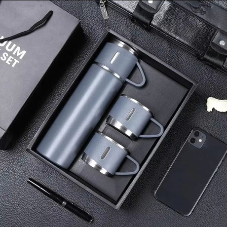 500ml Stainless Steel Gift Set Flask