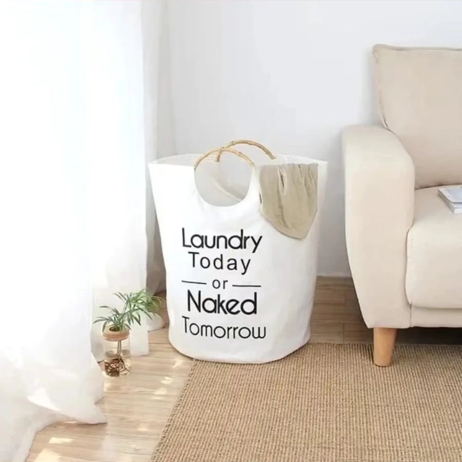 Furaha Finds Large Capacity Folding Laundry Basket with Handles 