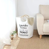 Furaha Finds Large Capacity Folding Laundry Basket with Handles 