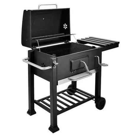 Portable Charcoal Trolley BBQ Grill Outdoor Garden Barbecue.- Furaha Finds Kenya