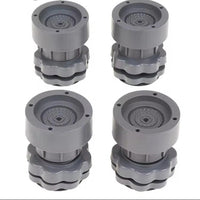 4Pcs Heavy Duty Adjustable Height Washing Machine Anti Vibration Pad Shock Absorbing Non-Slip Feet Pads for Refrigerator & Furniture Protection Home Comfort Appliances Washer & Dryer Accessories