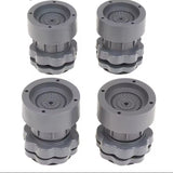 4Pcs Heavy Duty Adjustable Height Washing Machine Anti Vibration Pad Shock Absorbing Non-Slip Feet Pads for Refrigerator & Furniture Protection