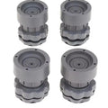 4Pcs Heavy Duty Adjustable Height Washing Machine Anti Vibration Pad Shock Absorbing Non-Slip Feet Pads for Refrigerator & Furniture Protection Home Comfort Appliances Washer & Dryer Accessories