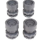 4Pcs Heavy Duty Adjustable Height Washing Machine Anti Vibration Pad Shock Absorbing Non-Slip Feet Pads for Refrigerator & Furniture Protection