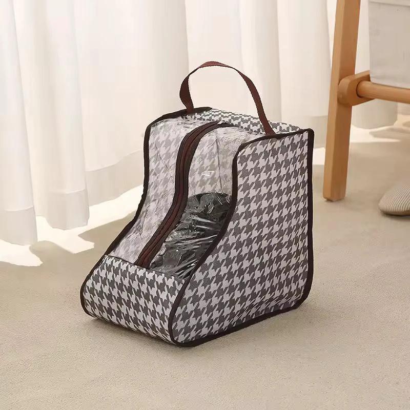 4Piece Boot/Shoe Storage Bag Set Hangable & Dustproof with Zipper Travel Essentials Shoe Bags