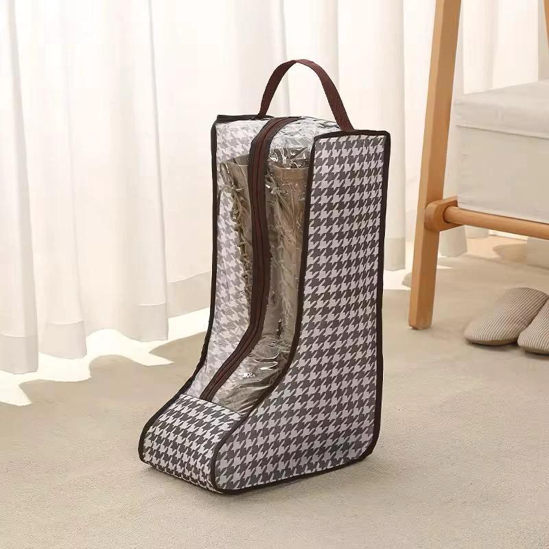 4Piece Boot/Shoe Storage Bag Set Hangable & Dustproof with Zipper Travel Essentials Shoe Bags