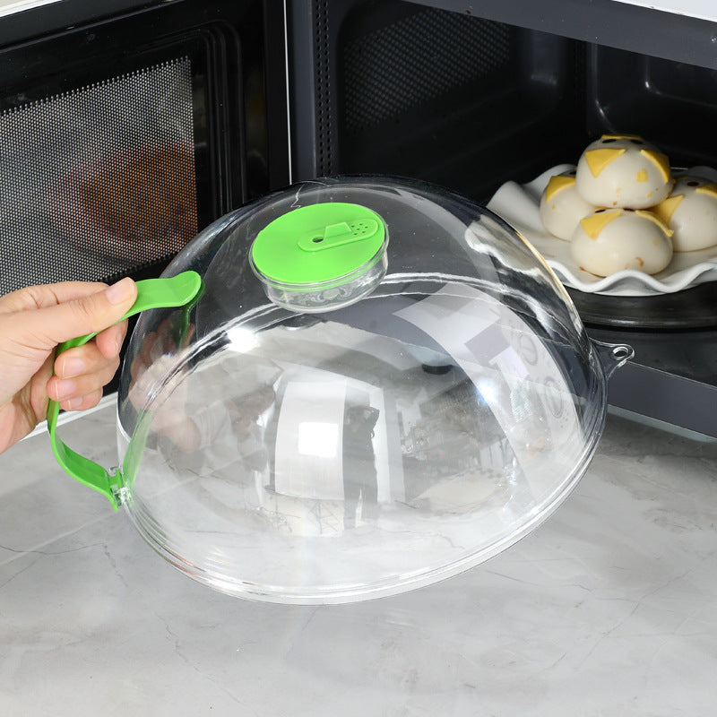 Big Size Acrylic Microwave Food Cover - Jungle Green