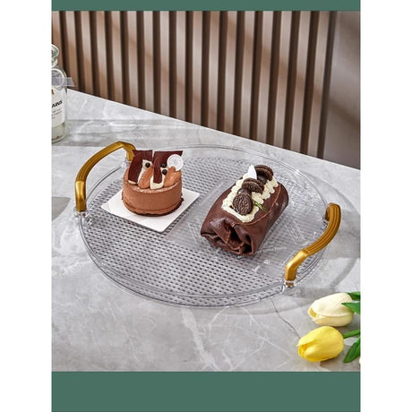 4in1 Acrylic Transparent Trays Set Large, Medium, Small & Smallest (35cm, 30cm, 25cm, 20cm) Multipurpose Serving Trays
