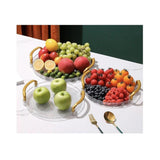 4in1 Acrylic Transparent Trays Set Large, Medium, Small & Smallest (35cm, 30cm, 25cm, 20cm) Multipurpose Serving Trays