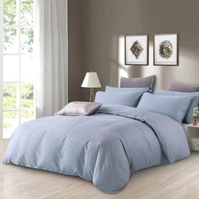 4pc Plain High Quality Duvet Cover Set (Soft Glam Edition) | Luxurious Microfiber Fabric | Complete Bedding Set Bedding Bed Sheets
