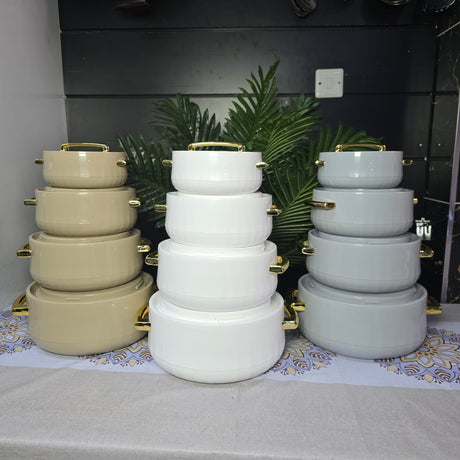 4pcs High Quality Hotpot Set with Multiple Capacities