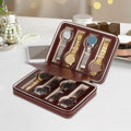 8 Slots Double Layer Watch Organizer Home & Storage Jewelry Boxes