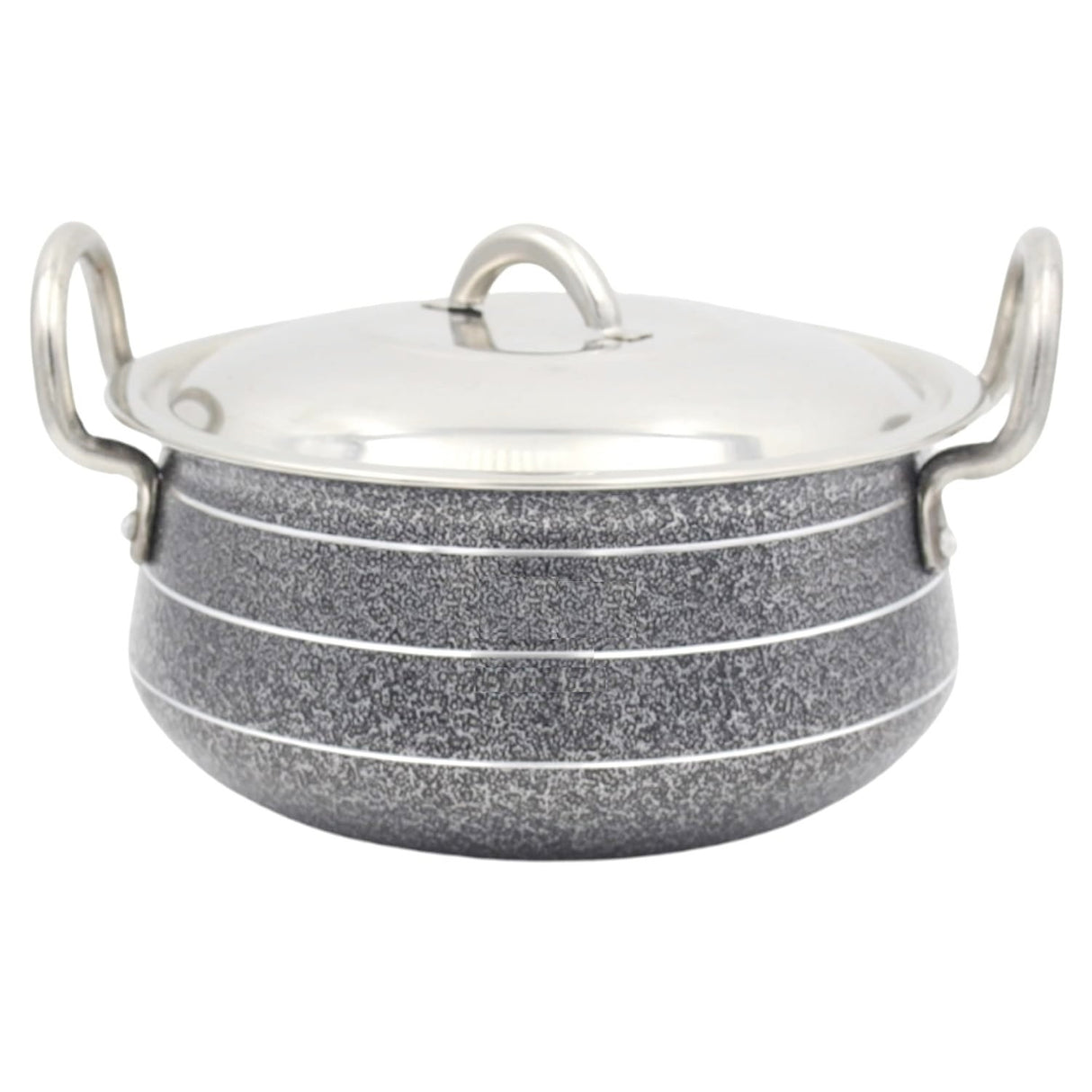 5 Piece Antique Blue Casserole Set with Lids | Stainless Steel Core | Sizes 20-28 cm | Elegant Cookware Set