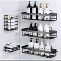 5-Piece Rustproof Shower Caddy Set – Wall-Mounted Bathroom Organizer Bathroom organiser Wall-Mounted Caddies