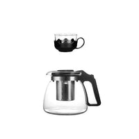 5 Piece Transparent Heat Resistant Glass Infuser Tea Set | 4 Cups & 1 Teapot Tableware Tea Sets