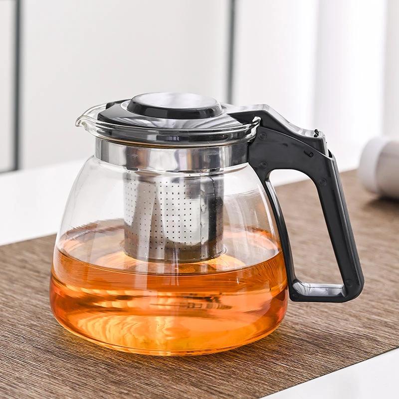 5 Piece Transparent Heat Resistant Glass Infuser Tea Set | 4 Cups & 1 Teapot Tableware Tea Sets