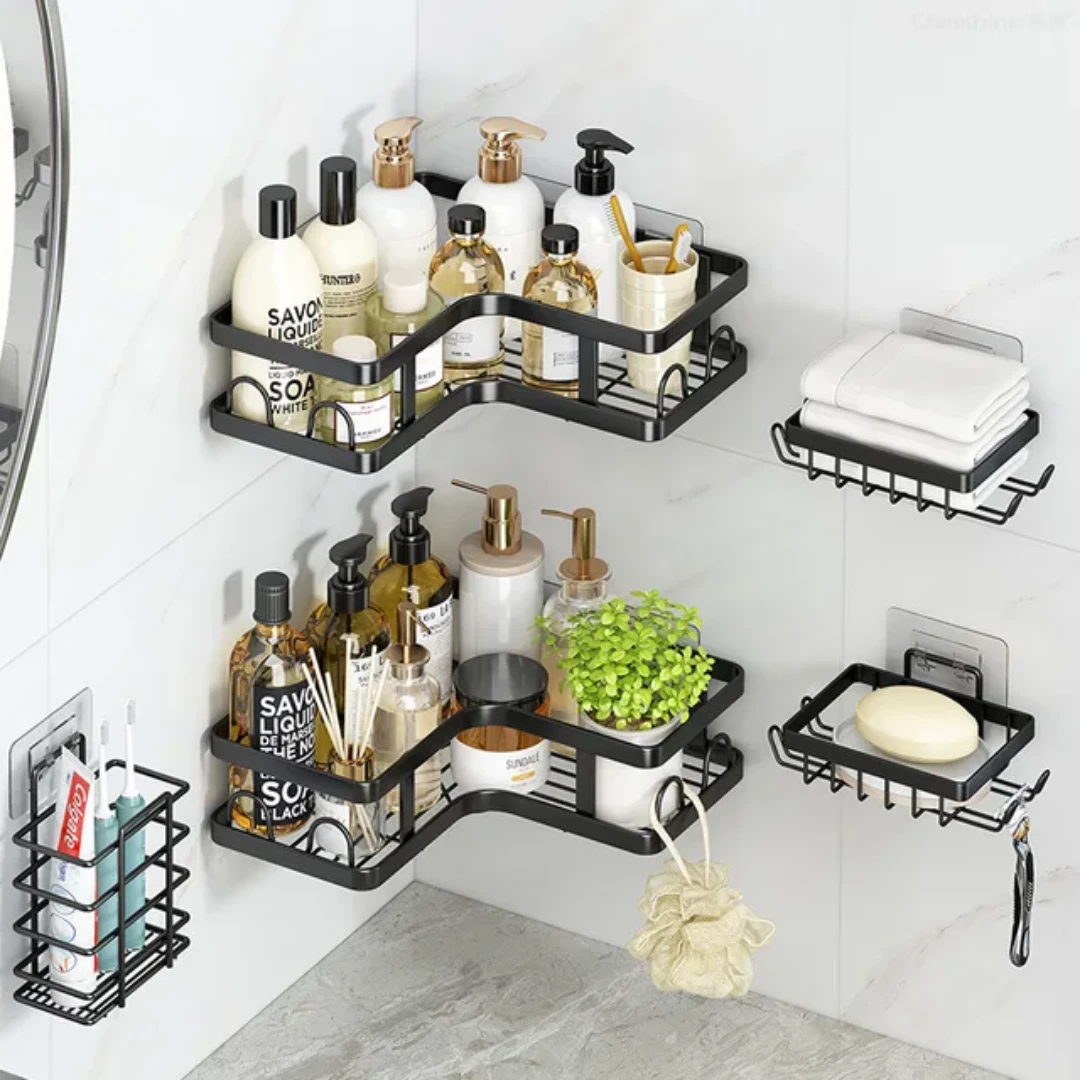 5 Piece Triangular Shower Caddy Shelf/Bathroom Organizer Bathroom organiser Shower Caddies
