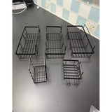 5-Piece Wall-Mounted Shower Caddy Set – Rustproof Carbon Steel Bathroom Organizer | Strong Adhesive Bathroom organiser Wall-Mounted Caddies