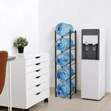 5 Tier Water Bottle Holder Rack Space Saving Storage for Bottled Water Kitchen Racks Racks
