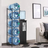 5 Tier Water Bottle Holder Rack Space Saving Storage for Bottled Water Kitchen Racks Racks