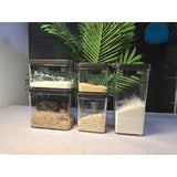 5 in 1 Airtight Cereal and Food Storage Containers with Air Pump Lids