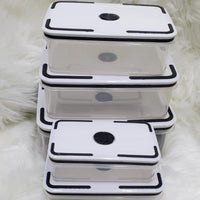 5 in 1 Stackable Fridge Storage Containers BPA-Free Plastic Organizer Set food storage Kitchen Organizers