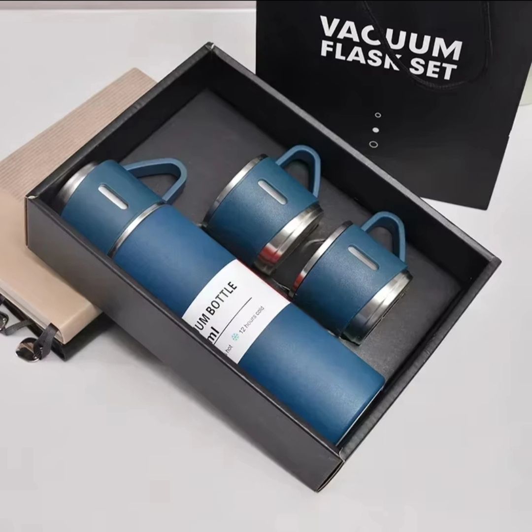 500ml Stainless Steel Gift Set Flask