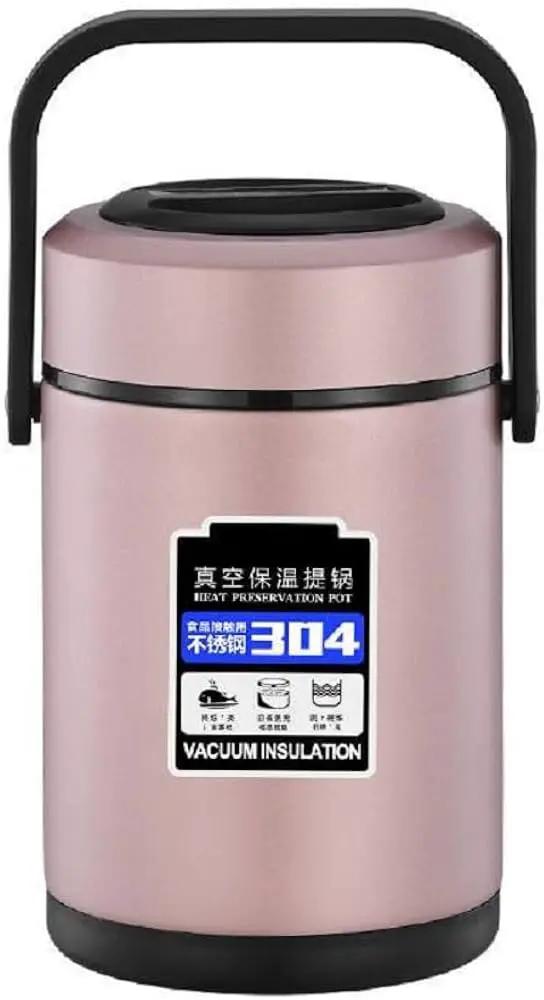 1.7L Vacuum Thermal Lunch Box Food Flask Kitchenware Thermoses