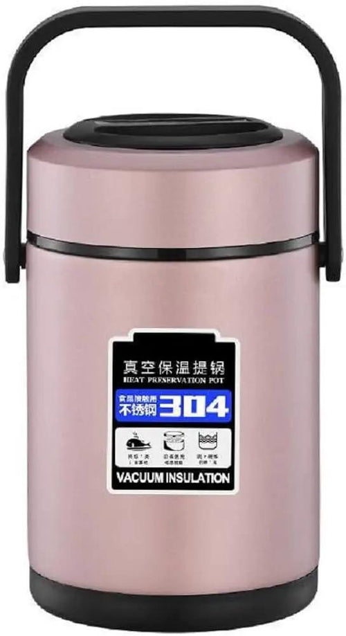 1.7L Vacuum Thermal Lunch Box Food Flask Kitchenware Thermoses