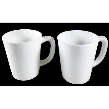 36pcs Set 29cl White Plain Mugs | Elegant 290ml Porcelain Mugs for Coffee, Tea, and Hot Beverages- Furaha Finds Kenya