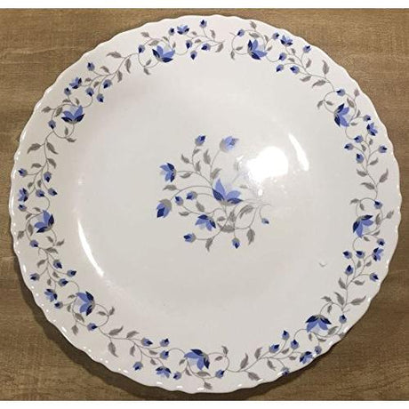 12pcs Set | 13" Oval Platters (330mm) | Blue Mystique Design | Serving Main Courses, Appetizers, Desserts- Furaha Finds Kenya