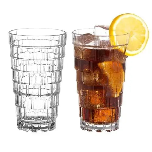 6-Piece Water & Juice Glass Set Glassware Drinkware Sets