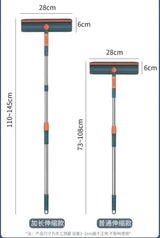 2-in-1 Telescopic Window Cleaner & Wall Mop – Rotatable Head, Extendable to 145cm- Furaha Finds Kenya